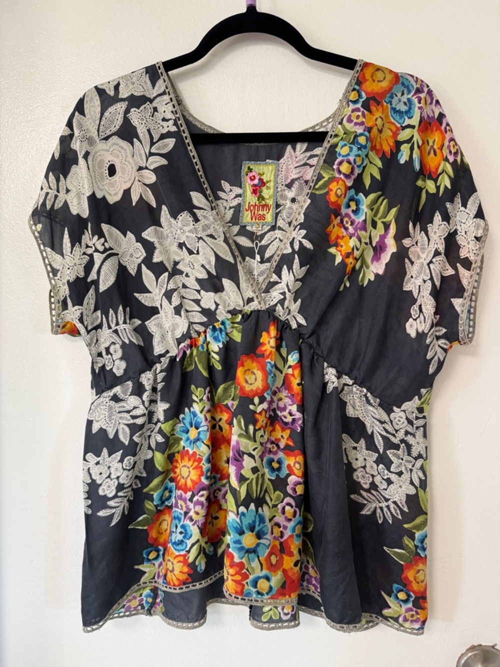 Silk Floral Blouse